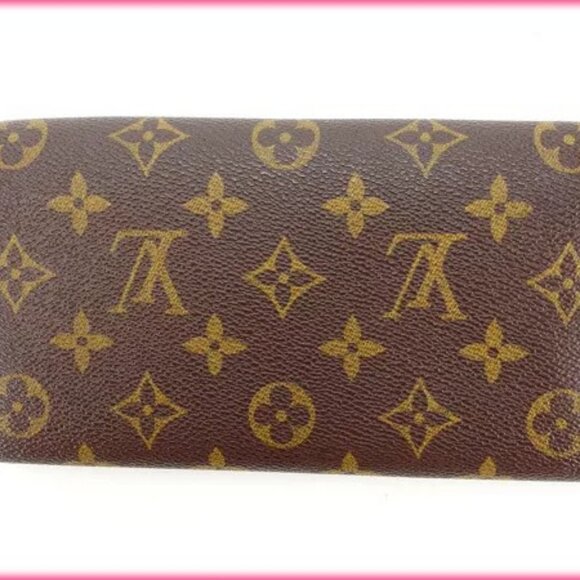 Louis Vuitton Wallet Purse Long Wallet Monogram Brown Woman Authentic - Picture 6 of 7